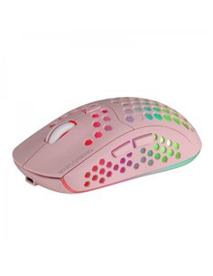 Mars Gaming MMW3 Souris Inalambrico Ultraligero - RGB Flow - Sensor Optico 3200 DPI - Switches HUANO - Batterie Rechargeable - D
