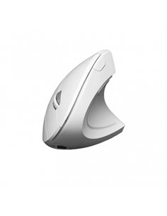 Subblim Glide Vertical Ergo Dual Souris Vertical Bluetooth, USB 2.4Ghz 4000dpi - 5 Botones - Usage Diestro - Couleur Blanc