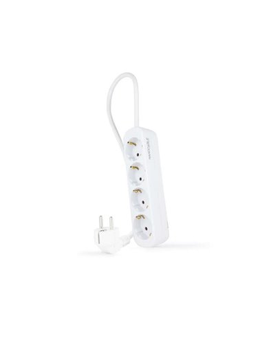 Nanocable Regleta 4 Tomas - 1.4m - Couleur Blanc