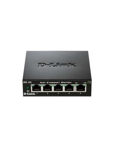D-Link Switch 5 Puertos Fast Ethernet Gigabit 10/100 Mbps