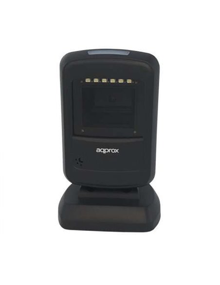 Approx Lector de Codigos de Barras Sobremesa - Indicateur LED et Beeper - Disparo Manual et Automatico