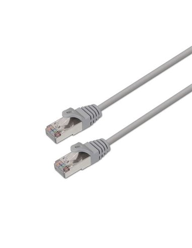 Aisens Câble de Réseau Latiguillo RJ45 Cat.6 FTP AWG24 - 20m - 10/100/1000 Mbit/s - Couleur Gris