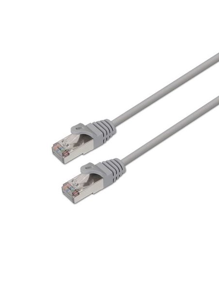 Aisens Câble de Réseau Latiguillo RJ45 Cat.6 FTP AWG24 - 20m - 10/100/1000 Mbit/s - Couleur Gris
