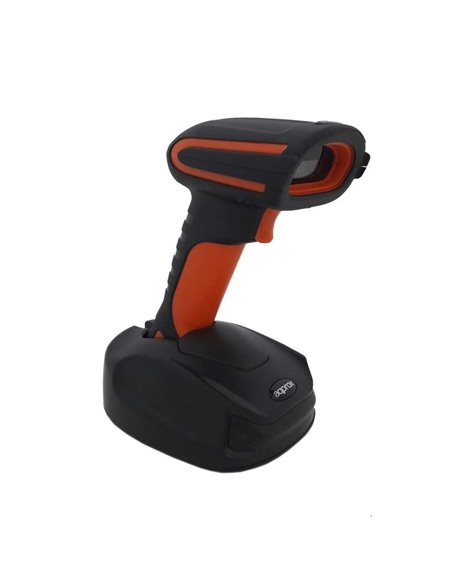Approx Lector de Codigos de Barras 1D/2D Inalambrico Bluetooth, RF et USB - Indicateur LED et Beeper - Vitesse 60 fps. - Autonom