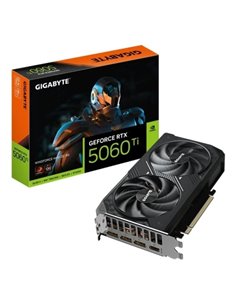 Gigabyte GeForce RTX 5060 TI Carte Grafica WINDFORCE MAX OC 8GB GDDR7-3x DP, HDMI