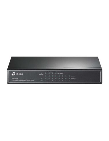 TP-Link Switch de Sobremesa - 8 Puertos Gigabit Avec 4 Puertos PoE