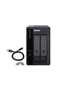 QNAP TR-002 Boîte de Expansion RAID USB 3.0 - 2 Bahias 2.5", 3.5" - Ventilateur 70mm