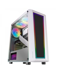 Mars Gaming MC-ART Boîte Personalizable - Paneles Dibujables - Iluminacion ARGB 12 Modos - Refrigeracion Avanzada - Compatible A