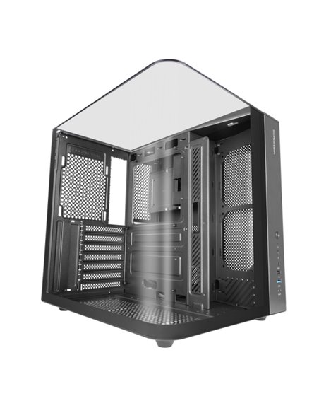 Mars Gaming MC-INFINIOLITE Boîte Torre ATX - Estructura de Double caméra - Vidrio Templado Curvo et Supérieur - USB-C - USB 3.0 