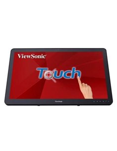 ViewSonic Monitor Tactil LED 24" Full HD - 10 Puntos de Contacto - Altavoces 5W - Angulo de Vision 178º - USB, HDMI, DP et VGA -
