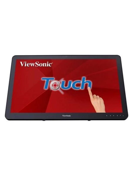 ViewSonic Monitor Tactil LED 24" Full HD - 10 Puntos de Contacto - Altavoces 5W - Angulo de Vision 178º - USB, HDMI, DP et VGA -