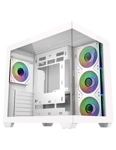 Cooler Master Elite 681 Boîte Semitorre ATX/MicroATX/Mini-ITX - 4 Ventiladores 120mm RGB - Vista Panoramica - Double caméra - Au