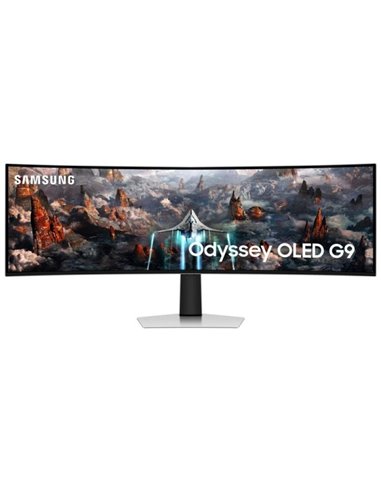 Samsung Odyssey G9 Monitor Curvo 49" OLED Dual QHD 240Hz FreeSync Premium Pro - Respuesta 0.03ms - 32:9 - USB, HDMI, DisplayPort