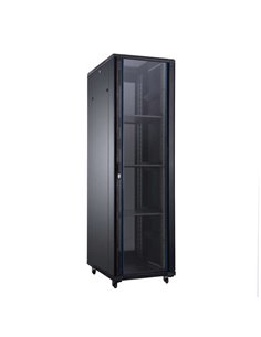Aiten Data AI8847 Armario de Suelo 47U - Ancho 800 - Fondo 800 - Comprend 2 Bandejas Fijas - 4 Ventiladores 120mm - 1 Base 8 Tom