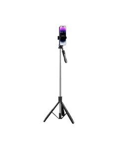 XO SS15 Tripode + Palo Selfie Bluetooth Avec Disparador - Altura Maxima Jusqu'à 180cm - Completamente Pliable