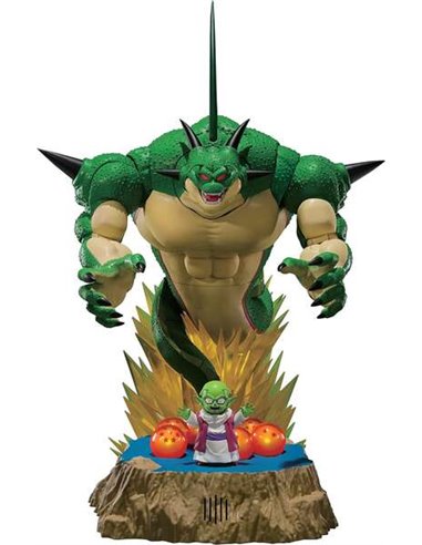 Tamashii Nations SH Figuarts Dragon Ball Z Set Luminoso Porunga et Dende - Manos Intercambiables - Lector NFC Intégré en le Supp