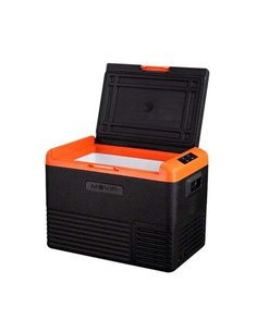 Muvip Nevera de Compresor Portable 50L - Protection Batterie Vehiculo - Temperatura -20º/+20º - Conexion 12/24/220V - Consumo 70