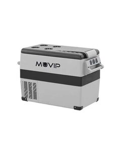 Muvip Nevera Portable de Compresor 45L - Luz LED Intérieur - Protection Batterie Vehiculo - Temperatura -20º/+20º - Conexion 12/