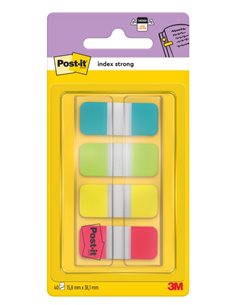 Post-It Index Dispensador Avec 40 Marcadores Reposicionables - Forma Rectangulaire - Couleurs assorties