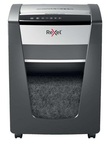 Rexel Momentum X420 Destructora de Papier Manual Corte Confeti P-4 - Destruye Jusqu'à 20 Feuilles - 4 Horas de Funcionamiento In