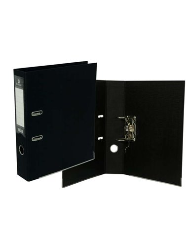 Bismark Archivador À-Z Format Folio - PVC de Gran Resistencia - Tarjetero en le Lomo - Cartoneras Metalicas en le Borde Inférieu