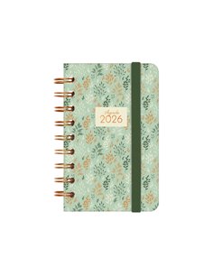 Finocam You Agenda de Spirale - Annuel 2026 - Planificador - Fermeture de Goma - Format E3 - 93x19x135mm - Semaine sur 2 pages H
