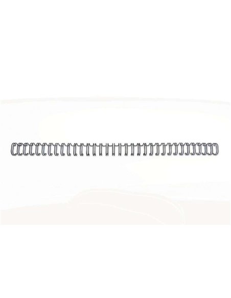 GBC Wirebind Pack de 100 Alambres de Encuadernacion 6mm Pour Paso 3:1 Redondo ou Cuadrado - Format A4 - Pour 34 Orificios - Encu