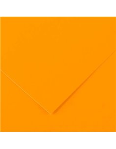 Canson Guarro Pack de 25 Cartulinas Iris de 185g - 50x65cm - Couleur Orange Fluo