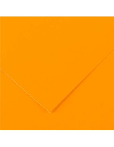 Canson Guarro Pack de 25 Cartulinas Iris de 185g - 50x65cm - Couleur Orange Fluo