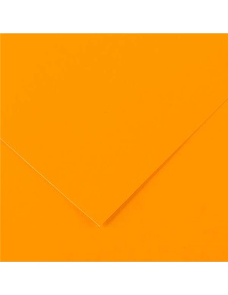 Canson Guarro Pack de 25 Cartulinas Iris de 185g - 50x65cm - Couleur Orange Fluo
