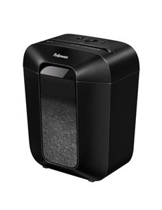 Fellowes LX41 Destructora de Papier Manual Minicorte P-4 - Destruye Jusqu'à 11 Feuilles - Papelera de 17L - Couleur Noir