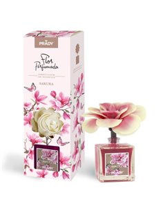 Prady Ambientador Flor Perfumada Sakura - Flacon de Cristal 90ml