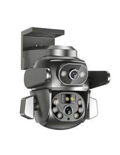 XO CR04 Appareil photo Vigilancia WiFi - FullHD - Deteccion de Movimiento - Vision Nocturna - Sonido Bidireccional - Couleur Noi