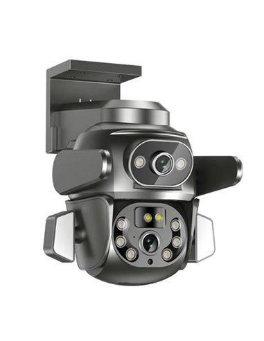 XO CR04 Appareil photo Vigilancia WiFi - FullHD - Deteccion de Movimiento - Vision Nocturna - Sonido Bidireccional - Couleur Noi