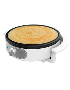 Cecotec Fun Creepy Crepera de 30.5cm - Potencia 1200W - Antiadherente - Rodillo et Espatula Incluidos - Sans BPA - Indicateur Lu