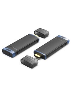 Vention Transmisor et Receptor HDMI Inalambrico 5GHz - Résolution Full HD - Portée jusqu'à 40m - Alimentation Avec USB-C - Coule