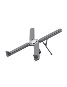 Trust Macy Support Pliable Pour Portatiles - Supporte jusqu'à 20Kg - Portatiles Jusqu'à 17.3" - Corps de Aluminium