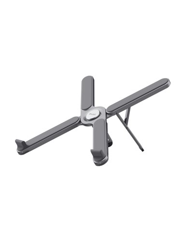 Trust Macy Support Pliable Pour Portatiles - Supporte jusqu'à 20Kg - Portatiles Jusqu'à 17.3" - Corps de Aluminium
