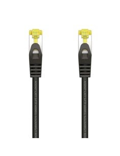 Aisens Câble de Réseau Latiguillo RJ45 LSZH Cat.7 600 MHz S/FTP PIMF AWG26 - 0.5M - Couleur Noir