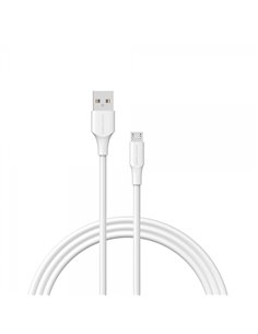 Vention Câble USB 2.0 Mâle à MicroUSB Mâle - 1.5m - 3A - 60W - 480Mbps - Couleur Blanc