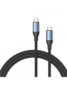 Vention Câble USB-C 4.0 Mâle à USB-C Mâle - 1m - Couleur Gris