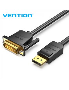 Vention Conversor DisplayPort Mâle à DVI Mâle - 1.5m - Couleur Noir