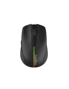 Coolbox W01 Souris Gaming Inalambrico 1600dpi - 6 Botones - Iluminacion RGB - Couleur Noir