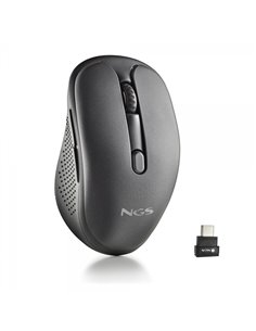 NGS Evo MIx Souris Laser Inalambrico 3200dpi - Conexiones: 2.4 GHz USB-C + Bluetooth 5.1 + Bluetooth 5.1 - 5 Botones - Usage Die