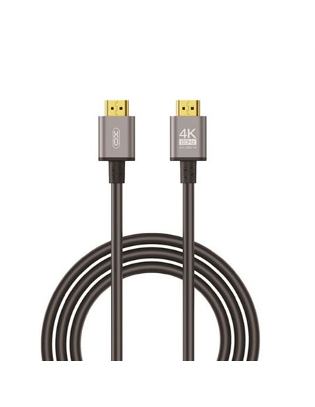 XO Câble HDMI 4K - Haute Résolution - Conexion Estable - Durabilidad Garantizada - Couleur Noir