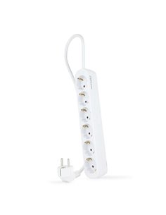 Nanocable Regleta 6 Tomas - 1.4m - Couleur Blanc