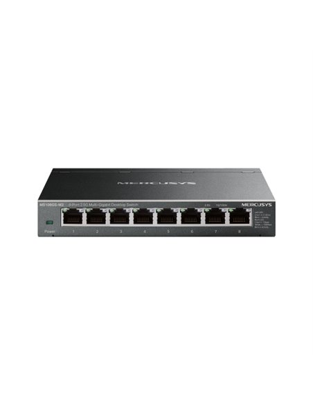 Mercusys MS108GS-M2 Switch 5 Puertos 2.5 Gigabit - Multi-Gigabit 10/100/1000/2500 - Auto-Negociacion - Couleur Noir