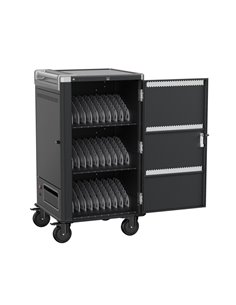 Ewent EW1700 Armario de Charge - 30 Dispositivos - Système de Charge Intelligente - Couleur Noir