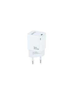 Tooq Cargador de Pared GaN USB-C/PD 30W - Couleur Blanc