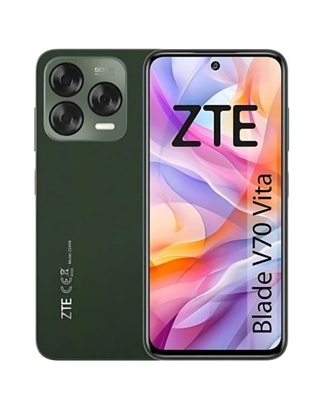 ZTE Blade V70 Vita Smartphone Écran 6,7" - 8+12 GB RAM - 256 GB - 90 Hz - Appareil photo 50 MP - Batterie 5000 mAh - Couleur Ver
